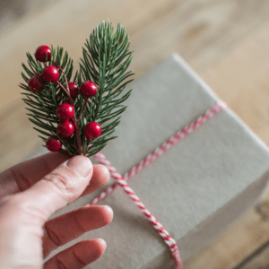 Gift box foliage