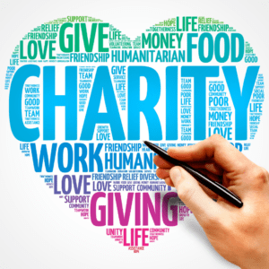 Charity heart