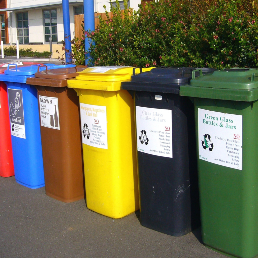 Recycling bins