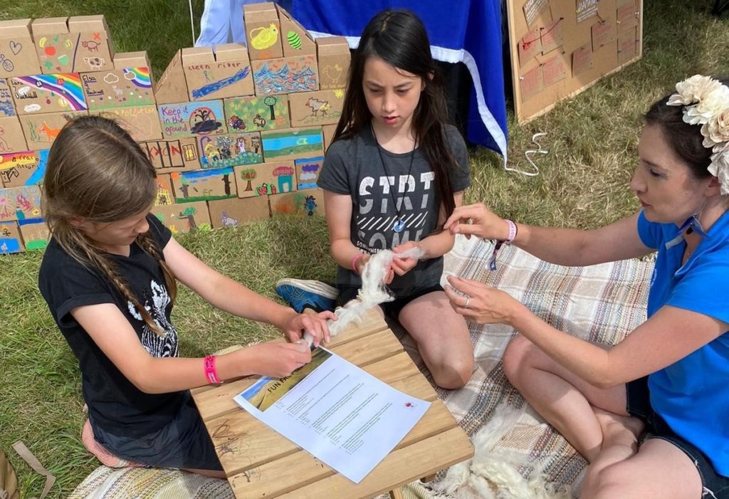 Fleece wool making