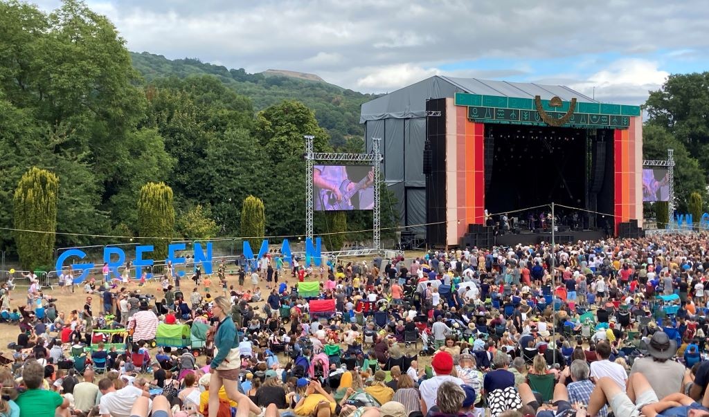 Green Man festival stage